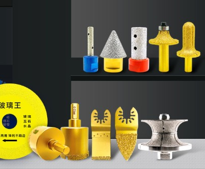 Diamond hole openers and bits
