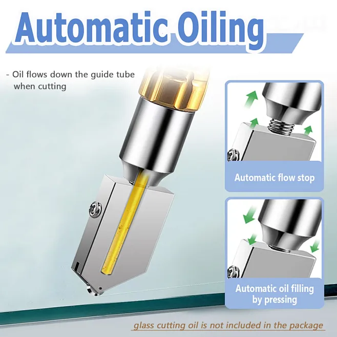 Glass Cutter 2mm-15mm, Upgrade Glass Cutter Tool for Glass Cutting/Tiles/Mirror - Image 4