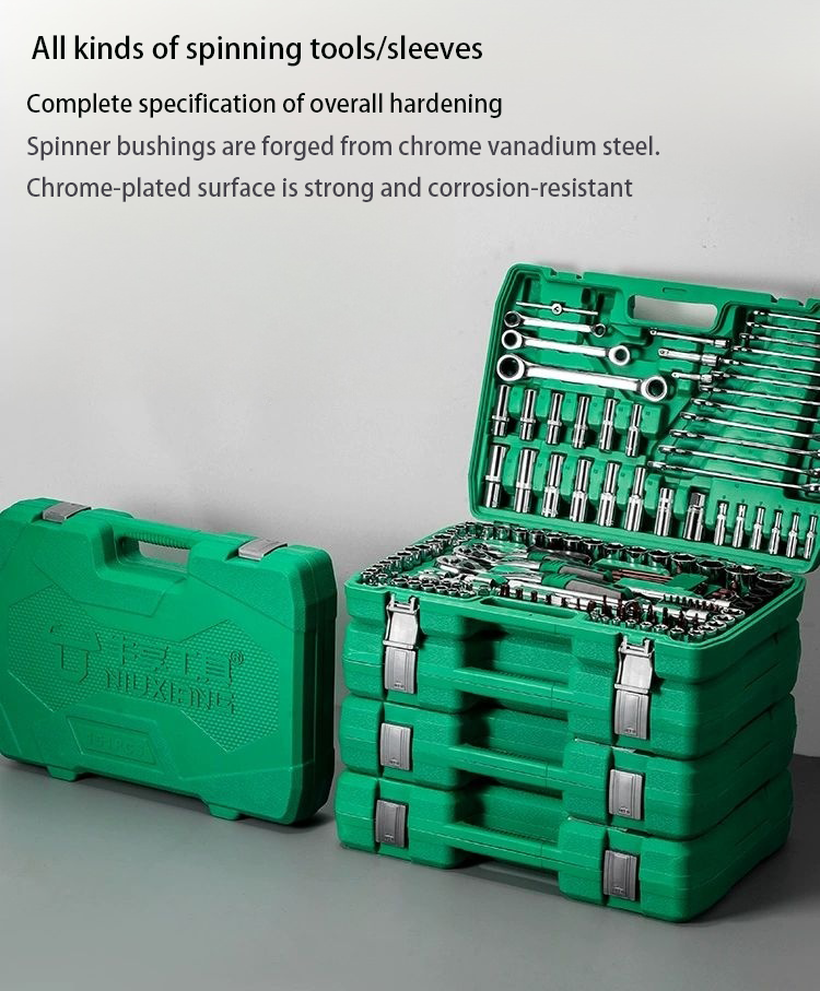 151 PCS Car Repair Toolkit – Socket Wrench Set with Case - Image 3